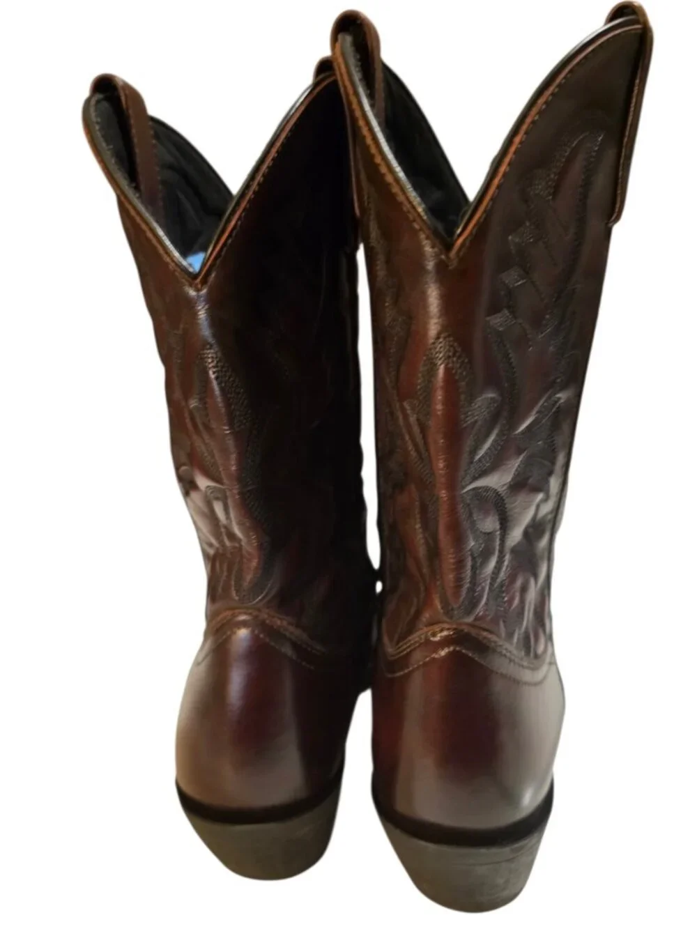 Laredo Men's Lawton Black Cherry Western Boots Sz 12D